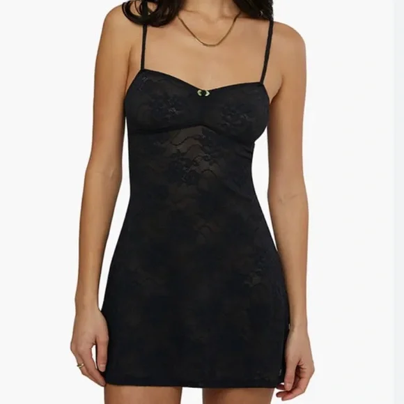 all mine lace mini dress AKIRA All Mine Faux Leather Mini Dress main image 0